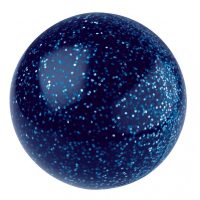 Hockeybal glitter donkerblauw - zonder logo