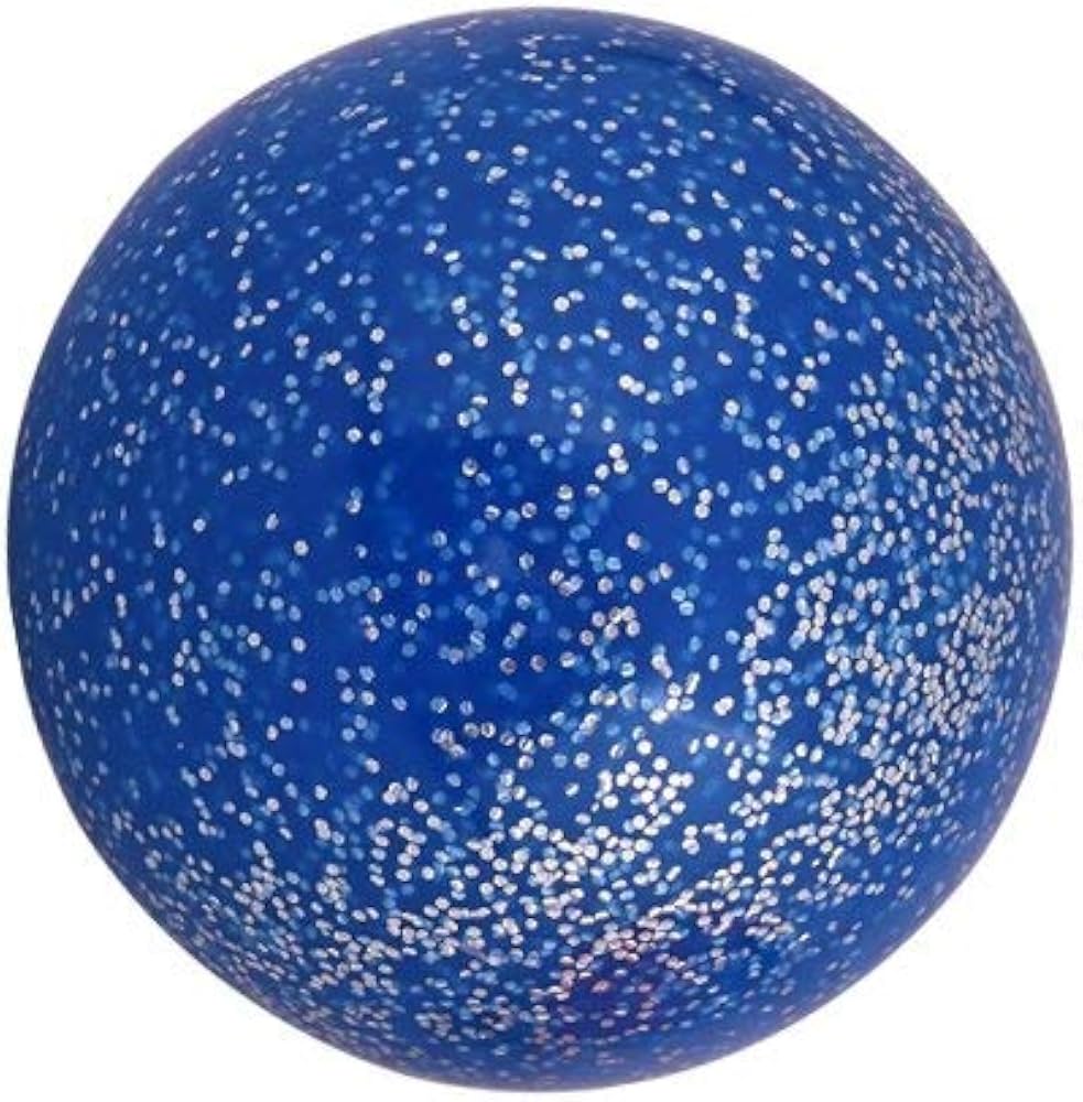 Hockeybal glitter mid-blauw - zonder logo
