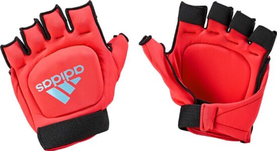 Hockey handschoen Adidas HY shell glove - red