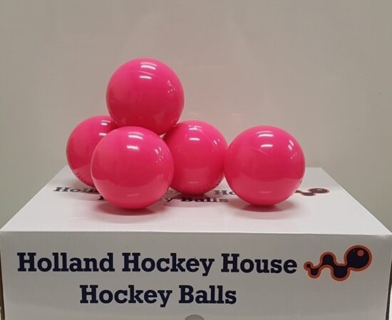 hockeyballen roze - 12 stuks