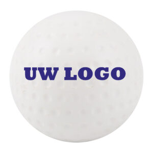 Hockeybal dimple - wit - eigen logo