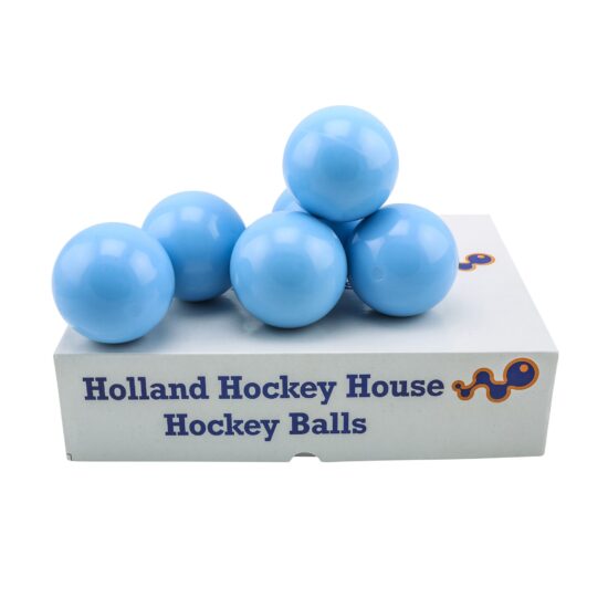 Hockeyballen glad - blauw - no logo -12 stuks