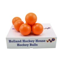 Hockeyballen glad oranje - no logo - 120 stuks