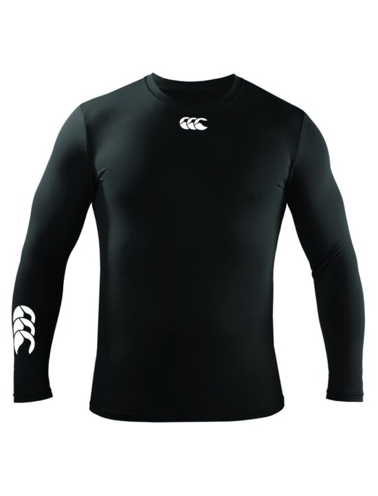 Canterbury Long Sleeve Thermoreg Shirt - Junior m/v - zwart