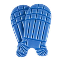 Hockey scheenbeschermer foam blauw - klein