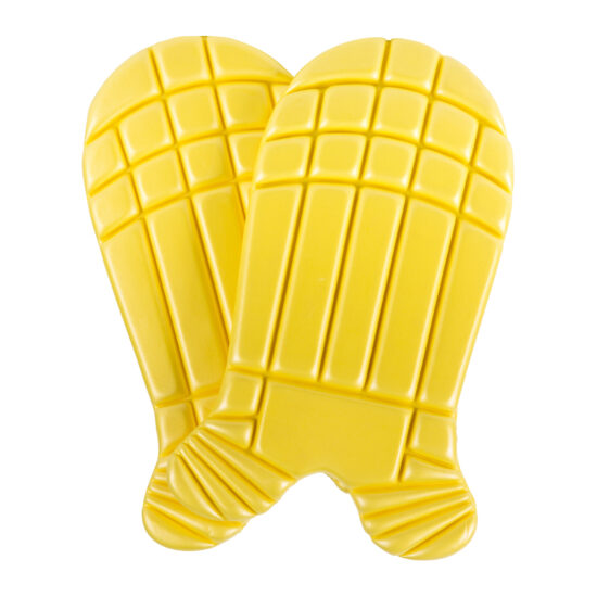 Hockey scheenbeschermer foam geel - klein