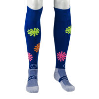 wacky sox Laisy Daisy Royal Blue